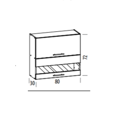 Seinakapp Tiffany T10 80 cm
