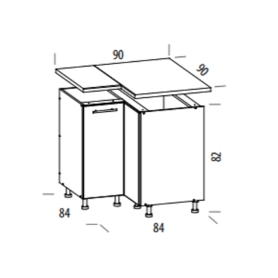 Nurgakapp Tiffany T26 90 cm