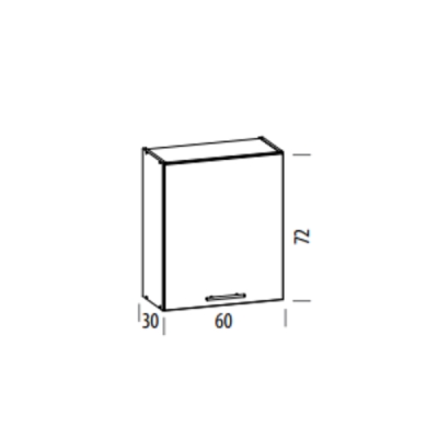 Seinakapp Tiffany T8 60 cm