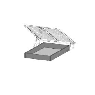 Voodi tõstemehhanism Como 160